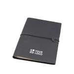 Libreta recargable con tapa de plástico reciclado y dos cuadernos A5 vista principal