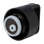 Botella de acero inox reciclado apta para bebidas carbonatadas 600ml color azul marino vista detalle 1