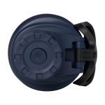 Botella ecológica de doble pared con tapa de rosca antigoteo 700ml color azul marino cuarta vista