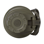 Botella ecológica de doble pared con tapa de rosca antigoteo 700ml color verde oscuro cuarta vista