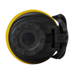 Botella ecológica de doble pared con tapa de rosca antigoteo 700ml color amarillo oscuro cuarta vista