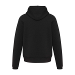 Sudadera deportiva unisex con elasticidad integrada 350 g/m2 Elevate Life color negro segunda vista trasera
