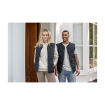 Chaleco unisex de nailon reciclado con efecto texturizado 110 g/m2 Elevate NXT color negro