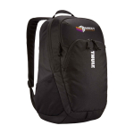 Mochila para PC con funda acolchada y tecnología SafeEdge Thule Achiever 16” color negro vista impresión transfer