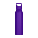 Botella de acero inoxidable reciclado de pared simple 650ml color morado segunda vista frontal