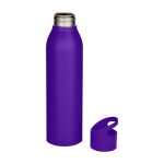 Botella de acero inoxidable reciclado de pared simple 650ml color morado segunda vista