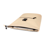 Mochila enrollable de piel sintética impermeable para PC 15” color marfil segunda vista