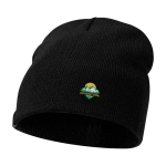 Gorro versátil de punto canalé ideal para climas fríos Elevate™ color negro