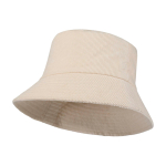 Sombrero para el sol de pana reciclada y algodón 280 g/m2 color arena