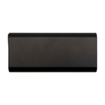 Powerbank ideal para portátil de aluminio reciclado 20.000 mAh color negro segunda vista frontal