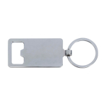 Llavero moderno de bambú que sirve de abridor de botellas color natural segunda vista trasera