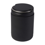 Fiambrera térmica de acero inoxidable reciclado con asa 500ml color negro