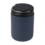 Fiambrera térmica de acero inoxidable reciclado con asa 500ml color azul petróleo