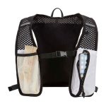 Chaleco de hidratación para running impermeable y reflectante color arena segunda vista