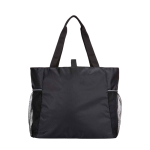 Bolsa de yoga con tejido ripstop reciclado e impermeable 18L color negro segunda vista trasera