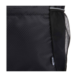 Bolsa de yoga con tejido ripstop reciclado e impermeable 18L color negro vista detalle 1