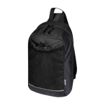 Bolsa bandolera de hidratación con tejido reciclado impermeable 6L color negro