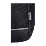 Bolsa bandolera de hidratación con tejido reciclado impermeable 6L color negro vista detalle 1
