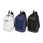 Bolsa bandolera de hidratación con tejido reciclado impermeable 6L color arena segunda vista varios colores