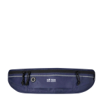 Riñonera para running con varios bolsillos y elementos reflectantes vista principal