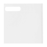 Bolsa de non woven reciclado termosellada y ultraresistente 5L color blanco vista detalle 1