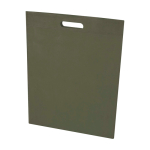Bolsa de non woven reciclado termosellada y ultraresistente 5L color verde oscuro