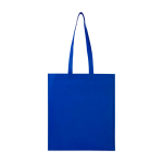Bolsa multiusos de non woven reciclado resistente al desgarro 6L color azul real segunda vista frontal