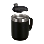 Taza de camping de acero inox reciclado 236ml Stanley Everyday color negro segunda vista