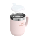 Taza de camping de acero inox reciclado 236ml Stanley Everyday color rosa claro segunda vista