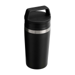 Taza de viaje de acero con tapa hermética 350ml Stanley Café-To-Go color negro