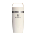 Taza de viaje de acero con tapa hermética 350ml Stanley Café-To-Go color beige segunda vista frontal