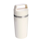 Taza de viaje de acero con tapa hermética 350ml Stanley Café-To-Go color beige