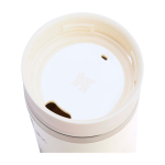 Taza de viaje de acero con tapa hermética 350ml Stanley Café-To-Go color beige vista detalle 1