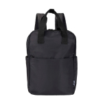 Mochila de viaje ecológica multiusos para portátil 9L 14” color negro segunda vista frontal