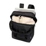 Mochila de viaje ecológica multiusos para portátil 9L 14” color negro tercera vista