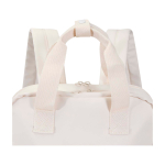 Mochila de viaje ecológica multiusos para portátil 9L 14” color blanco roto vista detalle 1