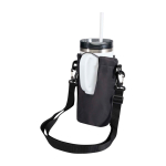 Bolsa de viaje para botellas hecha de materiales ecológicos 2L color negro tercera vista