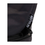 Neceser de poliéster reciclado con gran compartimento inferior 6L color negro vista detalle 1