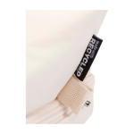 Neceser de poliéster reciclado con gran compartimento inferior 6L color blanco roto vista detalle 1