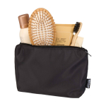 Neceser de viaje ecológico con compartimento principal 2L color negro segunda vista