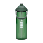 Botella de Tritan™ con pajita abatible 740ml Camelbak® Thrive Flip Tritan Renew color verde oscuro vista impresión tampografía