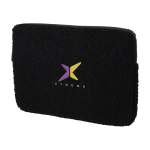 Funda para portátil de sherpa reciclada con bolsillos interiores 13” color negro