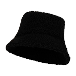 Sombrero de pescador hecho de sherpa que ofrece calidez y ligereza color negro