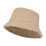 Sombrero de pescador hecho de sherpa que ofrece calidez y ligereza color marfil
