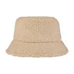 Sombrero de pescador hecho de sherpa que ofrece calidez y ligereza color marfil segunda vista trasera