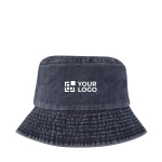 Sombrero tipo bob de algodón lavado con diseño atemporal 245 g/m2 vista principal