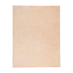 Manta de sherpa reciclada con tacto agradable y cómodo 126 x 152 cm color marfil tercera vista frontal