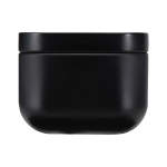 Vela aromática en lata cuadrada con aroma de vainilla 50g color negro segunda vista frontal