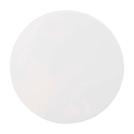 Espejo de maquillaje elegante y deslizante para retoques rápidos color blanco segunda vista frontal