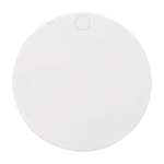 Espejo de maquillaje elegante y deslizante para retoques rápidos color blanco segunda vista trasera